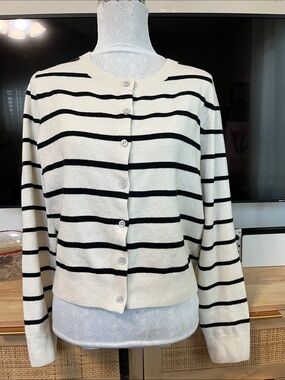 A new day striped button down cardigan
